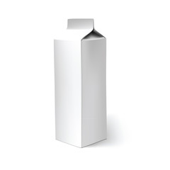 milk carton white box blank packaging pack design product illust