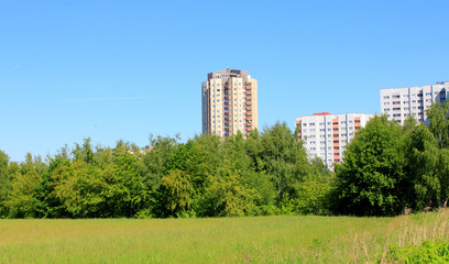 Fototapeta na wymiar Stadtrand