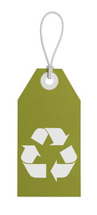 Recycle Tag Green