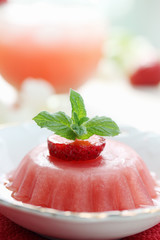 dessert of frozen juice