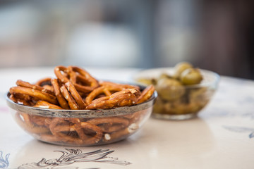 Appetizing on bar