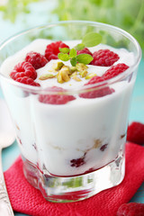 dessert with pistachios