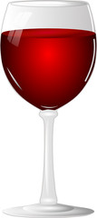 Rotweinglas