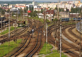 Large railway station