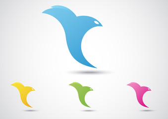 Bird Abstract Icon. Business concept