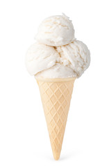 ice cream with cone