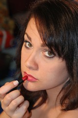 Obraz premium Lovely Brunette Lipstick