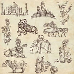 Indian collection - full sized hand drawings