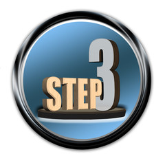 Classy Blue Button Step 3