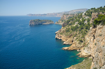 Fototapeta na wymiar Mediterranean coastline