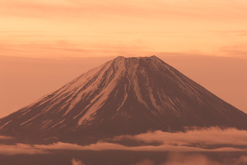 櫛形山からの富士山