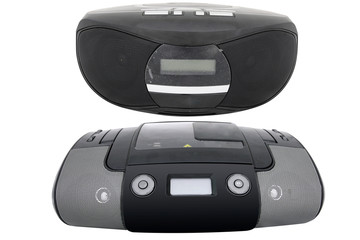 Obraz premium Portable radio cassette recorder with CD/MP3 player