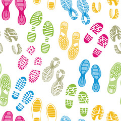 imprint soles shoes pattern