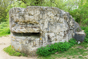 German bunker at Hill 60 near Ypres
