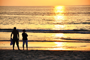 Fototapeta premium Ocean sunset