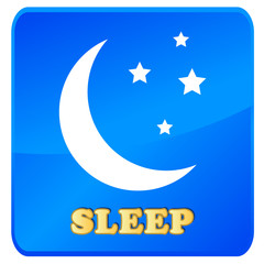 Fototapeta na wymiar Sleep icon