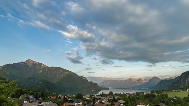 Footage- Timelapse - Wolfgangsee im Salzkammergut