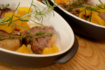 Steak of lamb