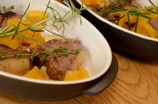 Steak of lamb