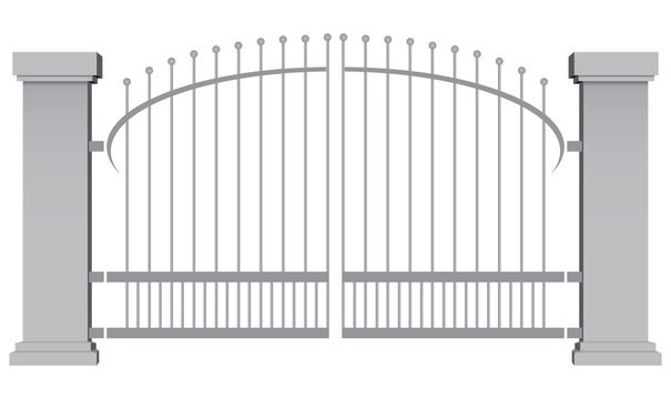 Steel gates