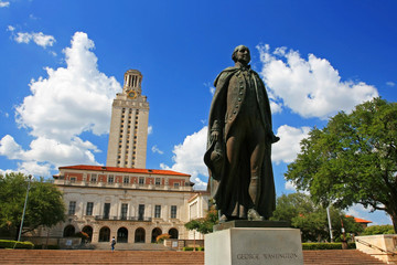 George Washington statue at University of Texas