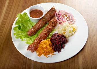 caucasian Luleh kebab