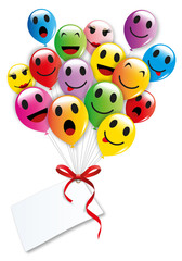 Smiley ballon de baudruche-2