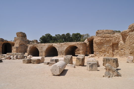Site archéologique de Carthage, thermes d'antonin