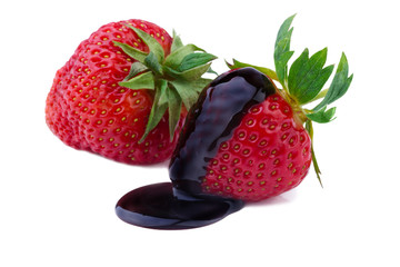 strawberries in chocolate