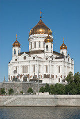 Fototapeta na wymiar Katedra Chrystusa Zbawiciela, Moskwa, Rosja