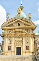 A famous cathedral in Graz,Austria.