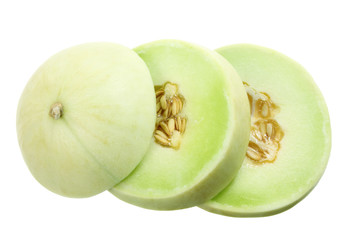 Slices of Honeydew Melon