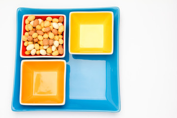 Party snack in a dish