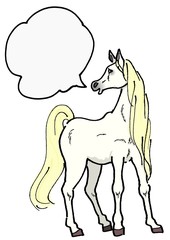 馬のメッセージカード