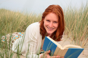 Fototapeta premium Reading During a Summer Holiday