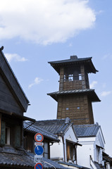 時の鐘,川越の街並み