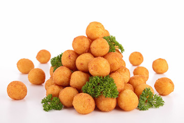 isolated dauphine potato