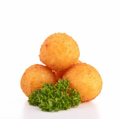 isolated dauphine potato