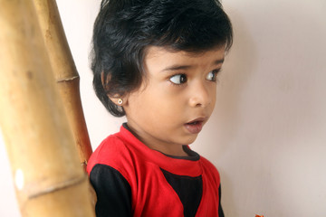 Little Boy with Expression