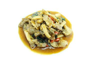 The Thai food isolated