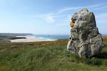 Menhir de Lostmarc'h, Bretagne, france