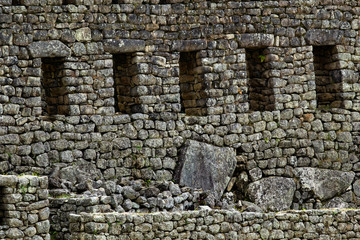 Machu Picchu, the ancient Inca city in the Andes, Peru