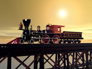 Old Steam Locomotive © Michael Rosskothen