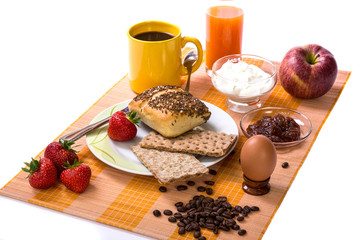 Breakfast with many things