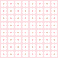 Fototapeta na wymiar Seamless pink retro background pattern