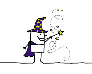 wizard & magic wand 
