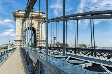 Budapest Chain Bridge day view