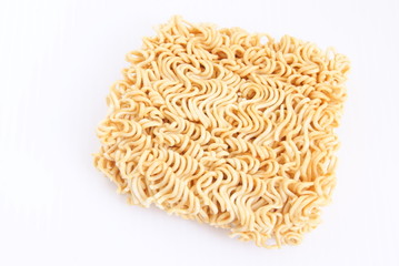 instant noodles Isolated on white background