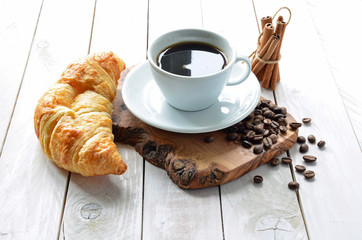 Coffee and Croissant