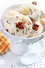 Nut ice cream